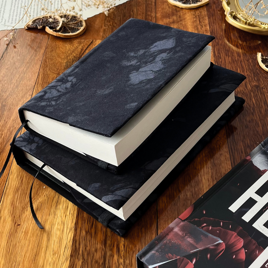 Shadow Black fabric dust jacket