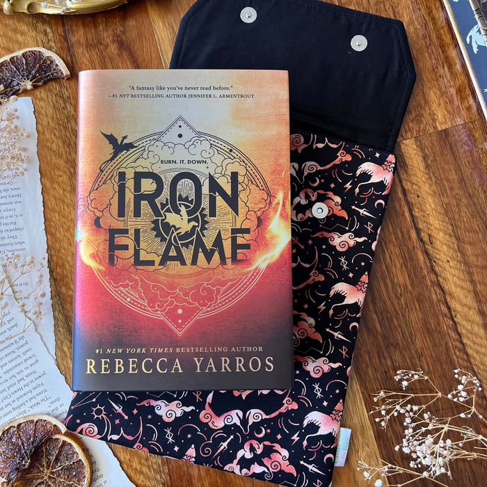 Iron Flame padded book sleeve - Rebecca Yarros