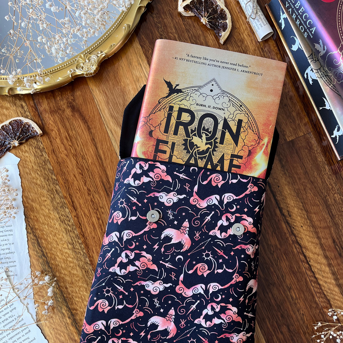 Iron Flame padded book sleeve - Rebecca Yarros