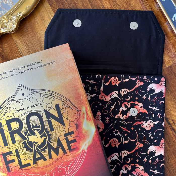 Iron Flame padded book sleeve - Rebecca Yarros