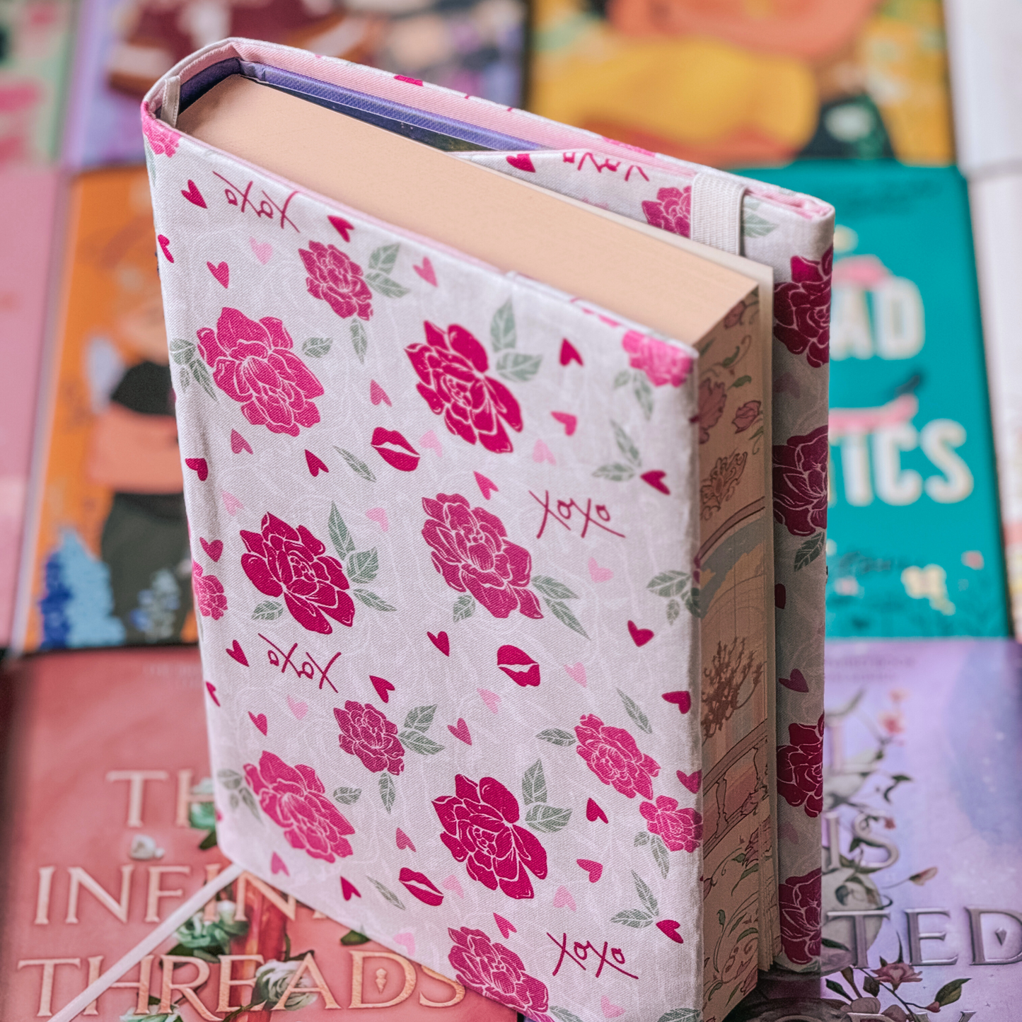 Light Romance fabric dust jacket