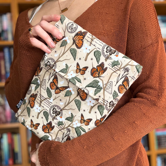 Monarch Story padded book sleeve