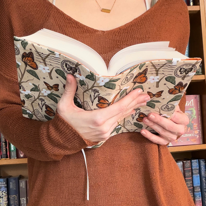 Monarch Story fabric dust jacket