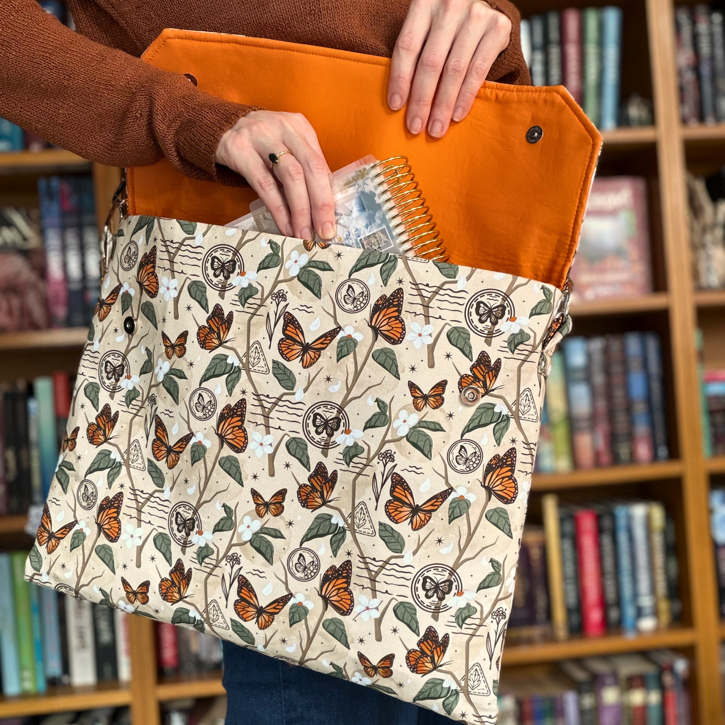 Monarch Story satchel