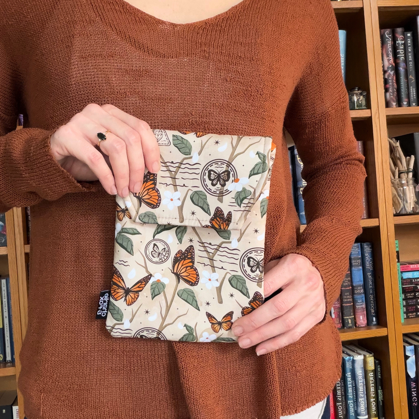 Monarch Story padded e-reader sleeve