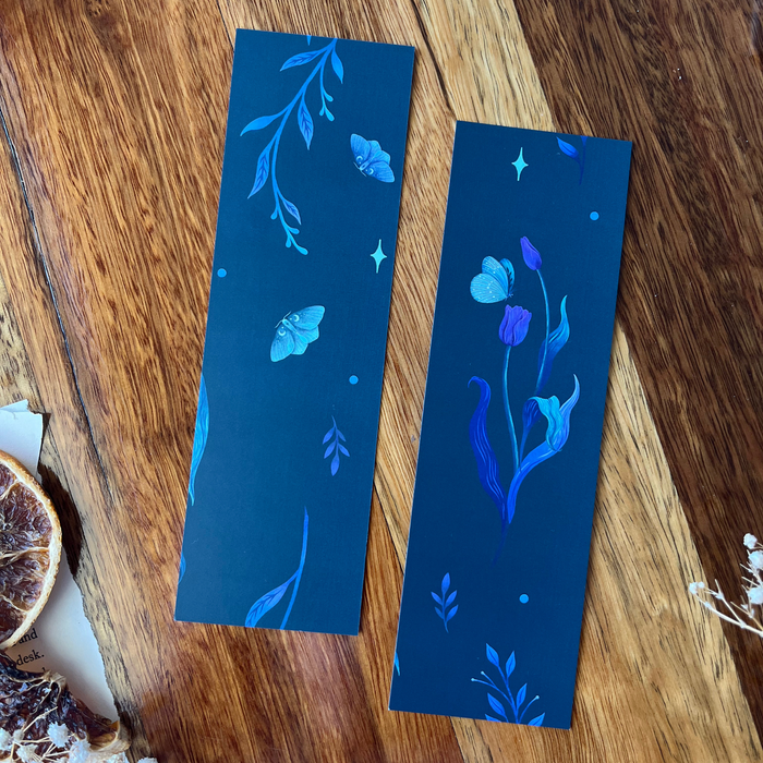 Under the Moon double-sided bookmark