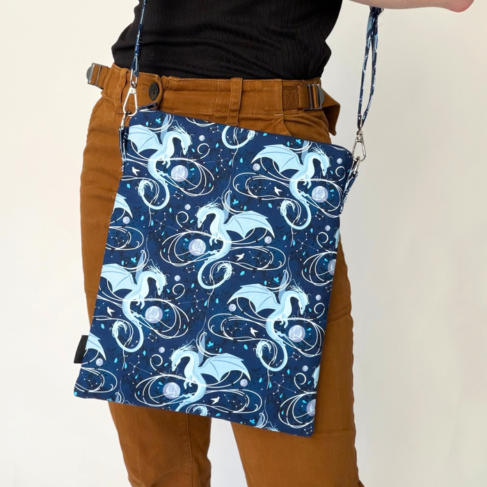 Moonplume Dragon crossbody sleeve (When The Moon Hatched - Sarah A. Parker)