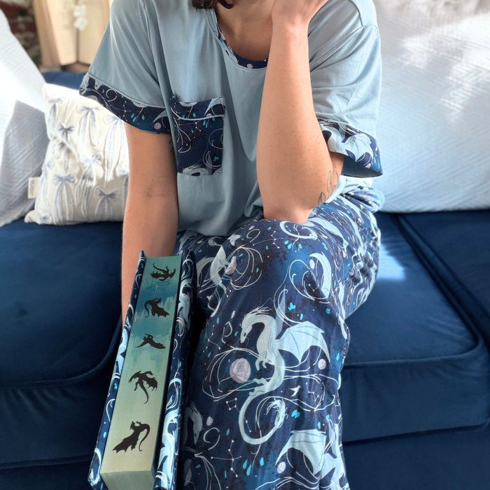 Moonplume Dragon PJ tee (When The Moon Hatched - Sarah A. Parker)