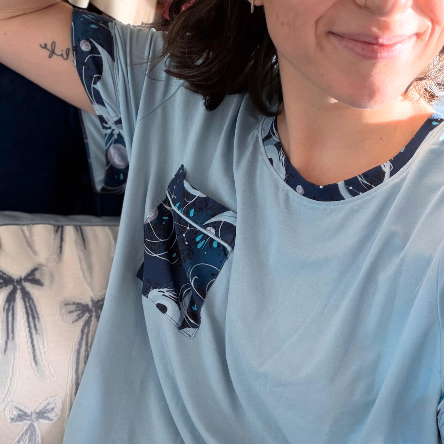 Moonplume Dragon PJ tee (When The Moon Hatched - Sarah A. Parker)