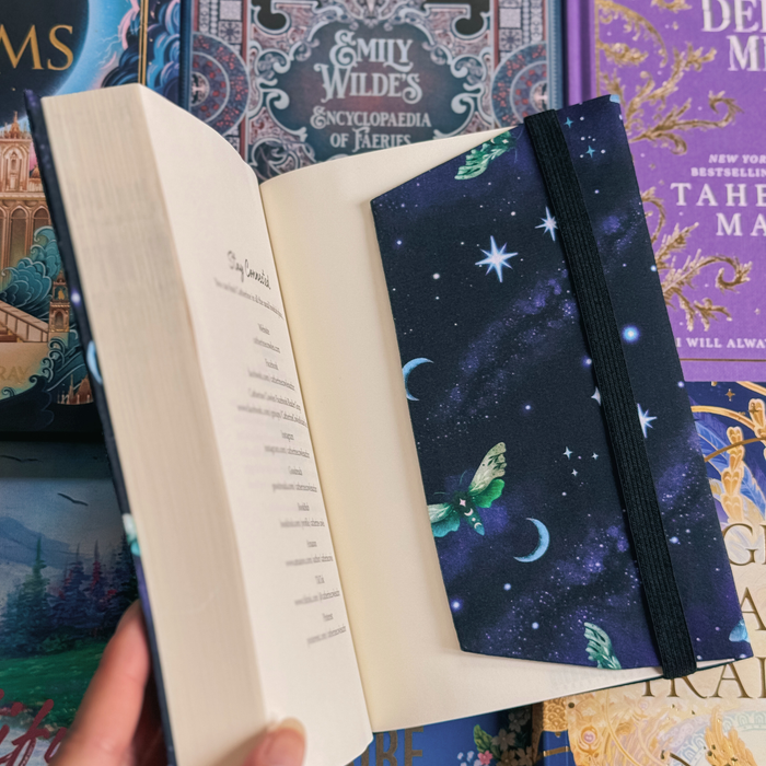 Night Sky fabric dust jacket