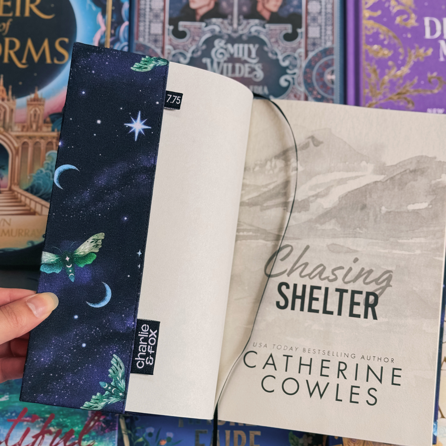 Night Sky fabric dust jacket