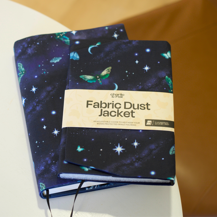 Night Sky fabric dust jacket
