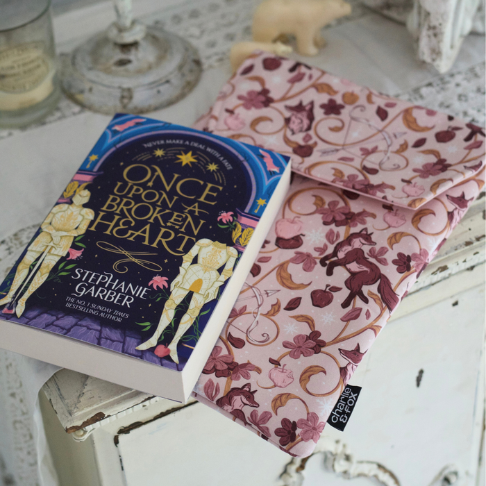 Once Upon A Broken Heart padded book sleeve