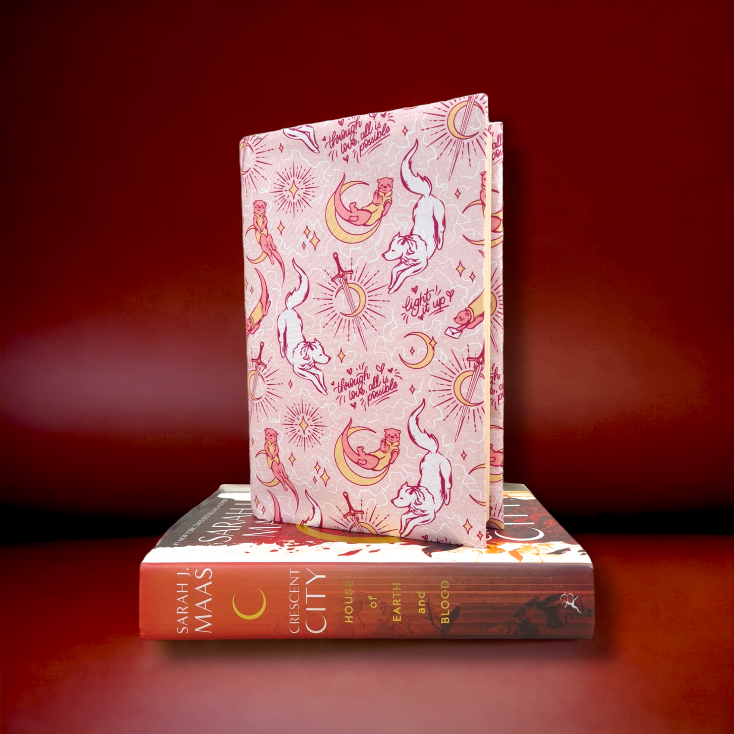 Sarah J. Maas *LARGE* fabric book cover - BUNDLE