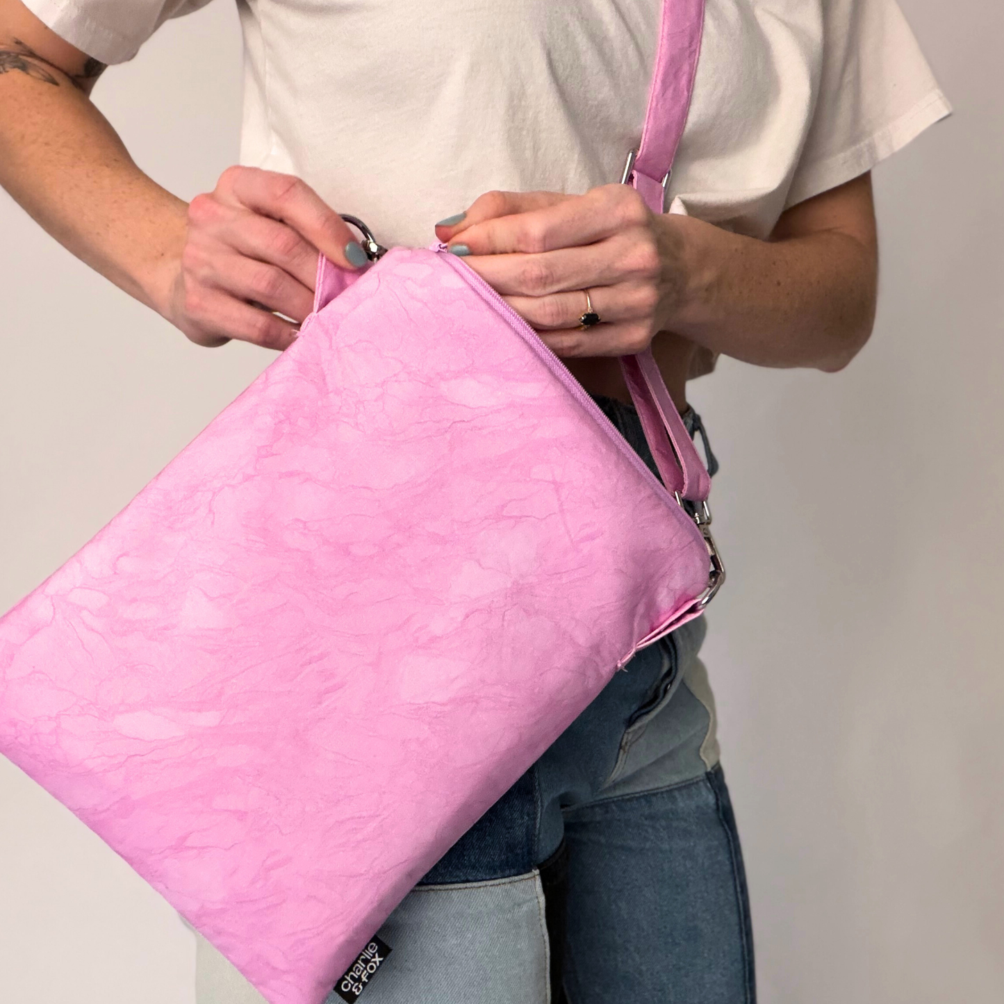 Pink Lemonade crossbody sleeve
