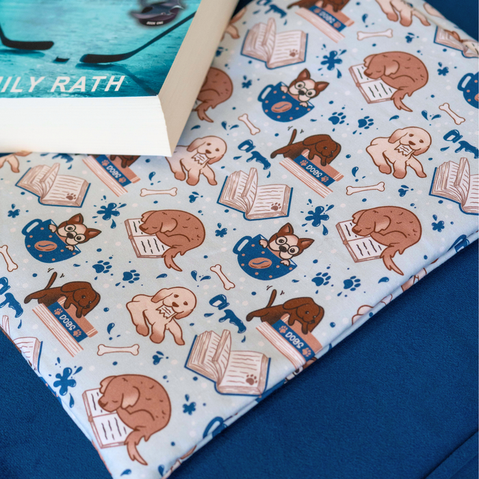 Pups and Pages padded book sleeve