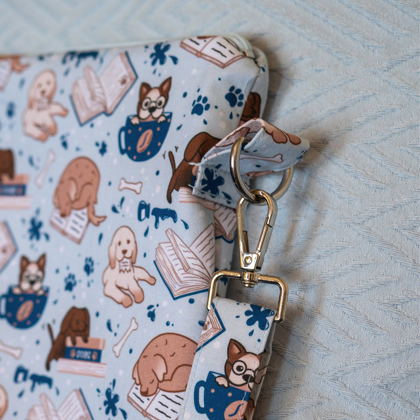 Pups and Pages crossbody sleeve