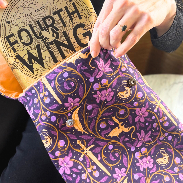 Fourth Wing Quadrants padded book sleeve - Rebecca Yarros