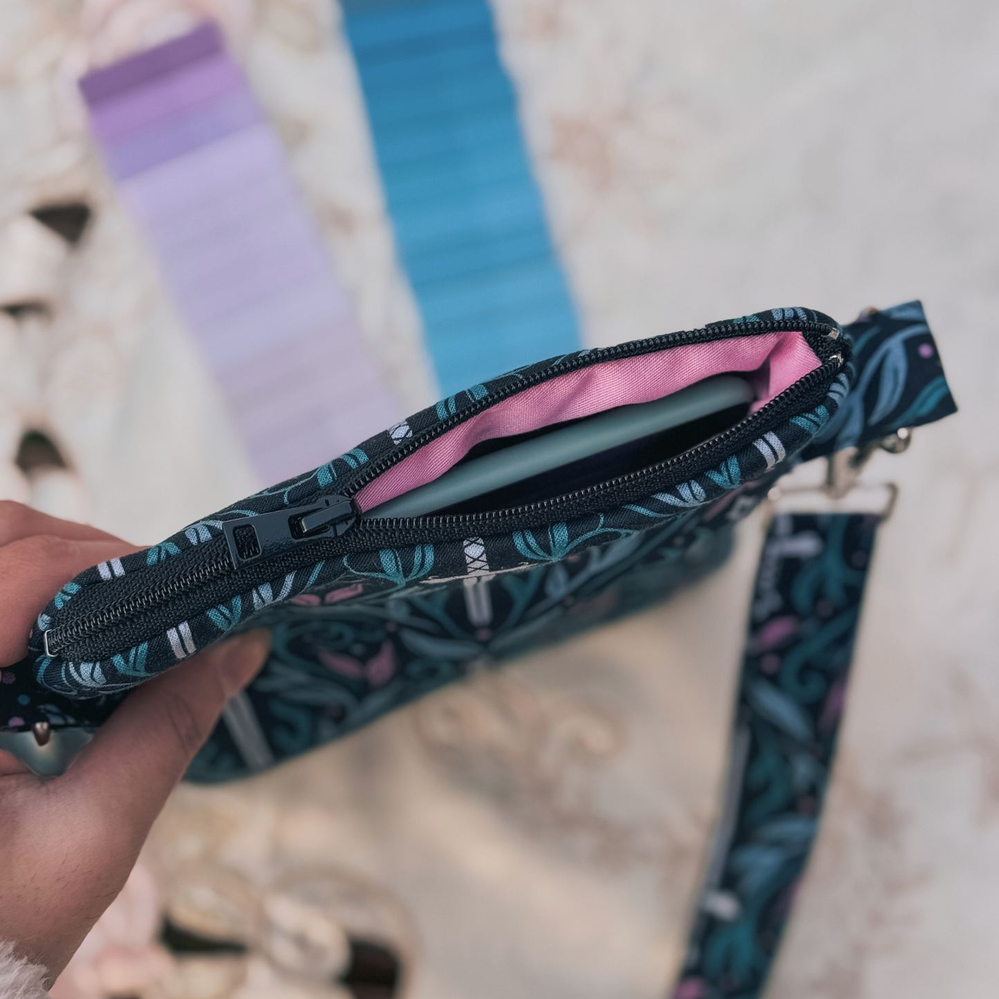 Rivals to Romance crossbody sleeve