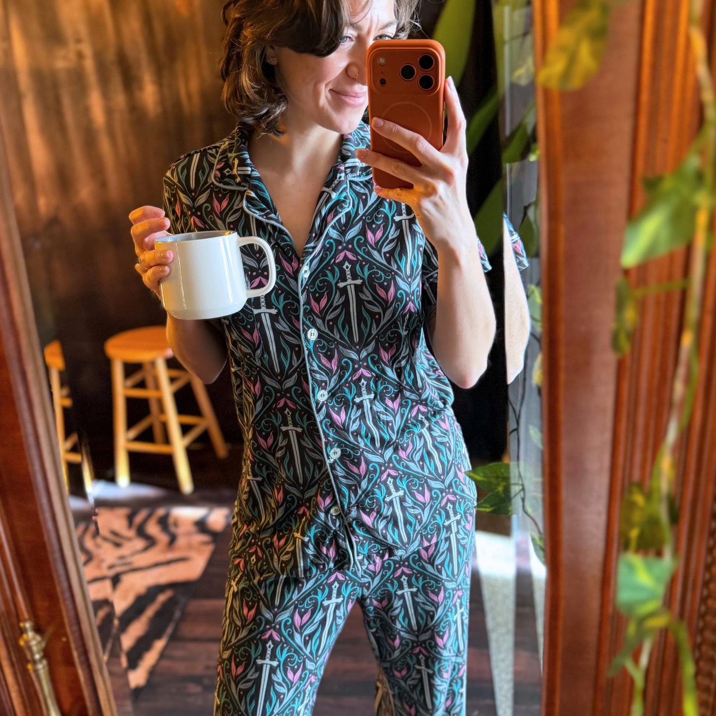 Rivals to Romance PJ button-up shirt