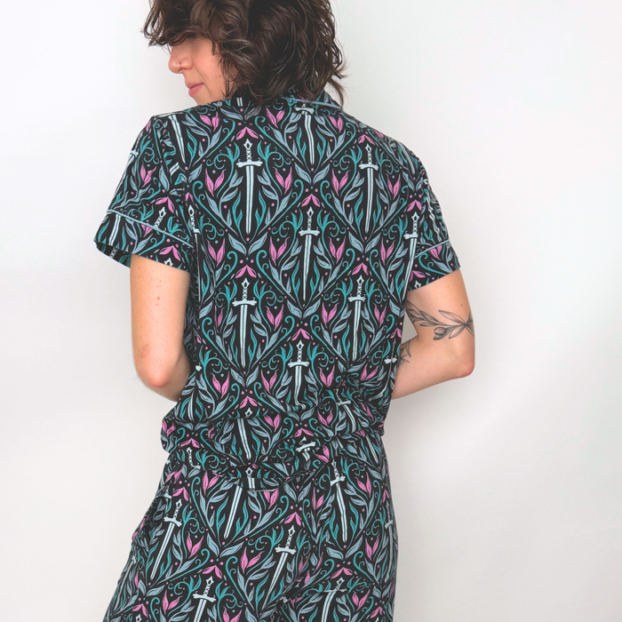 Rivals to Romance PJ button-up shirt