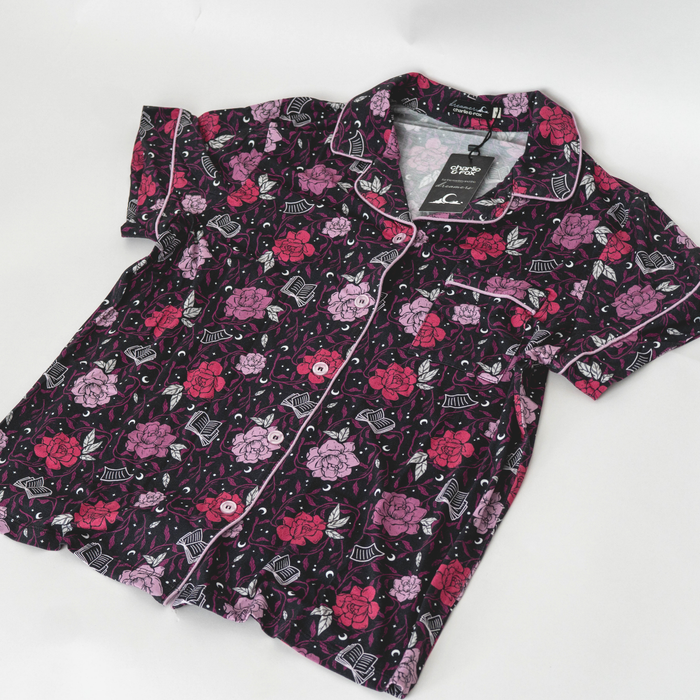 Romantasy PJ button-up shirt