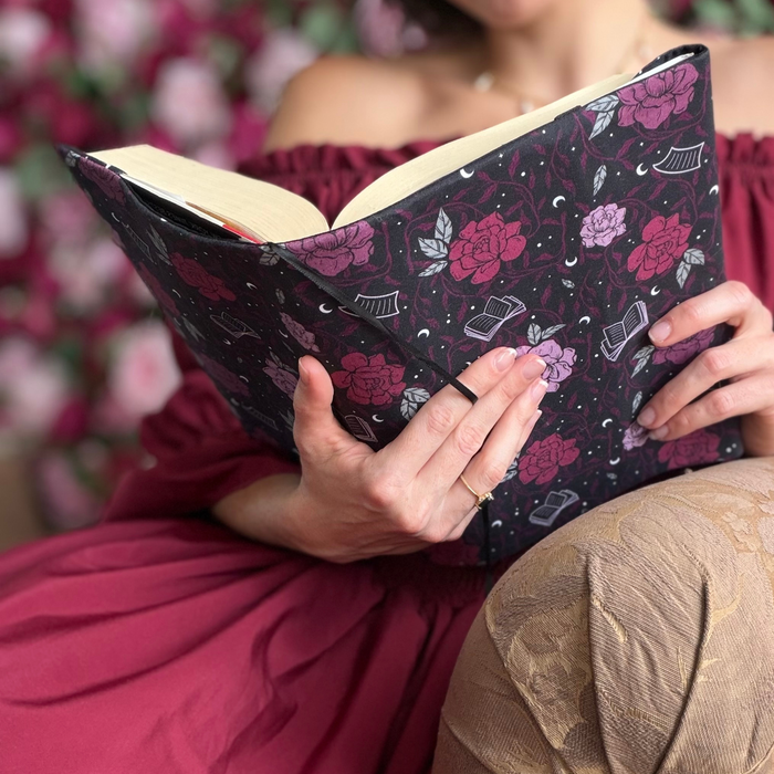 Romantasy fabric dust jacket