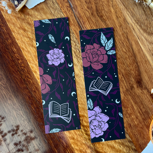 Romantasy double-sided bookmark