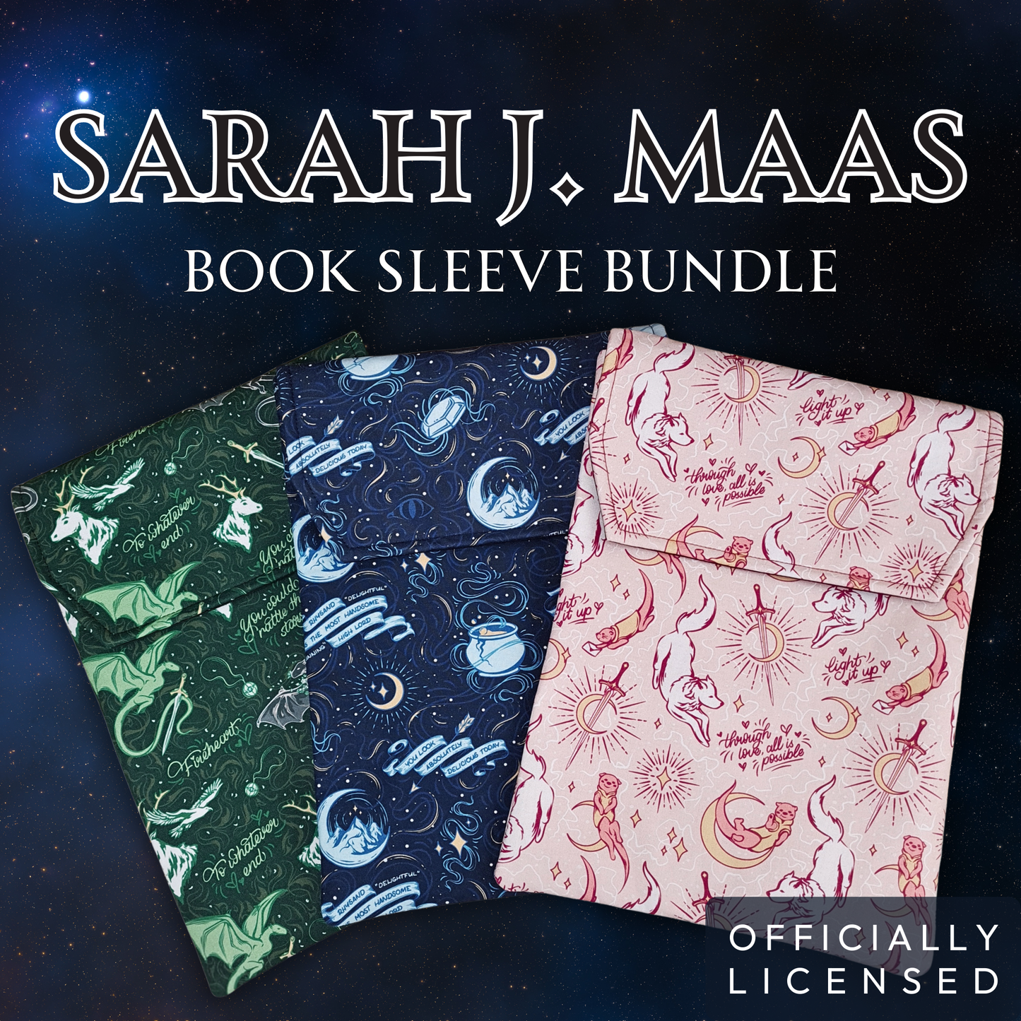 Sarah J. Maas book sleeve bundle