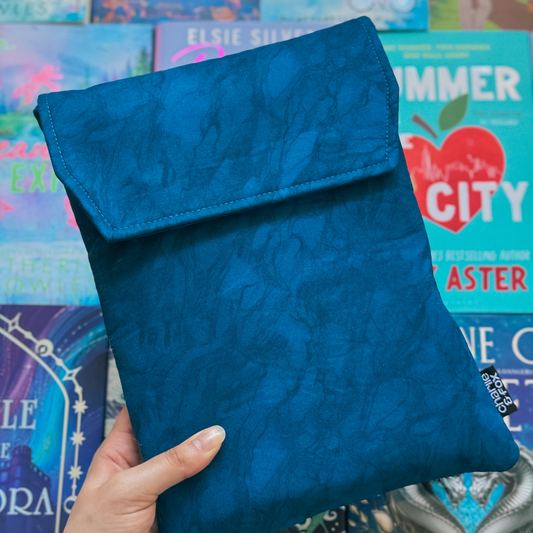 Sapphire Sea padded book sleeve