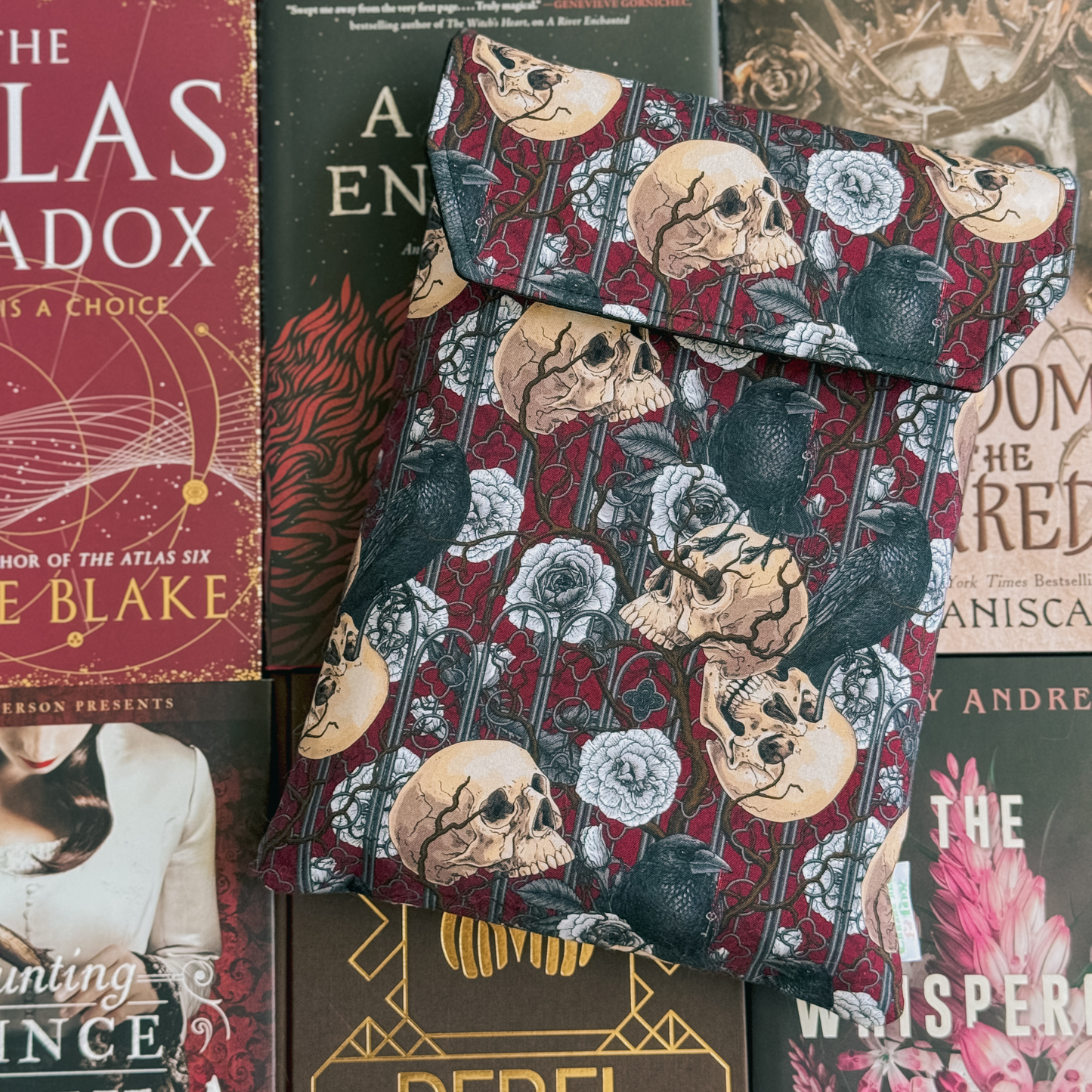 Silent Raven padded book sleeve