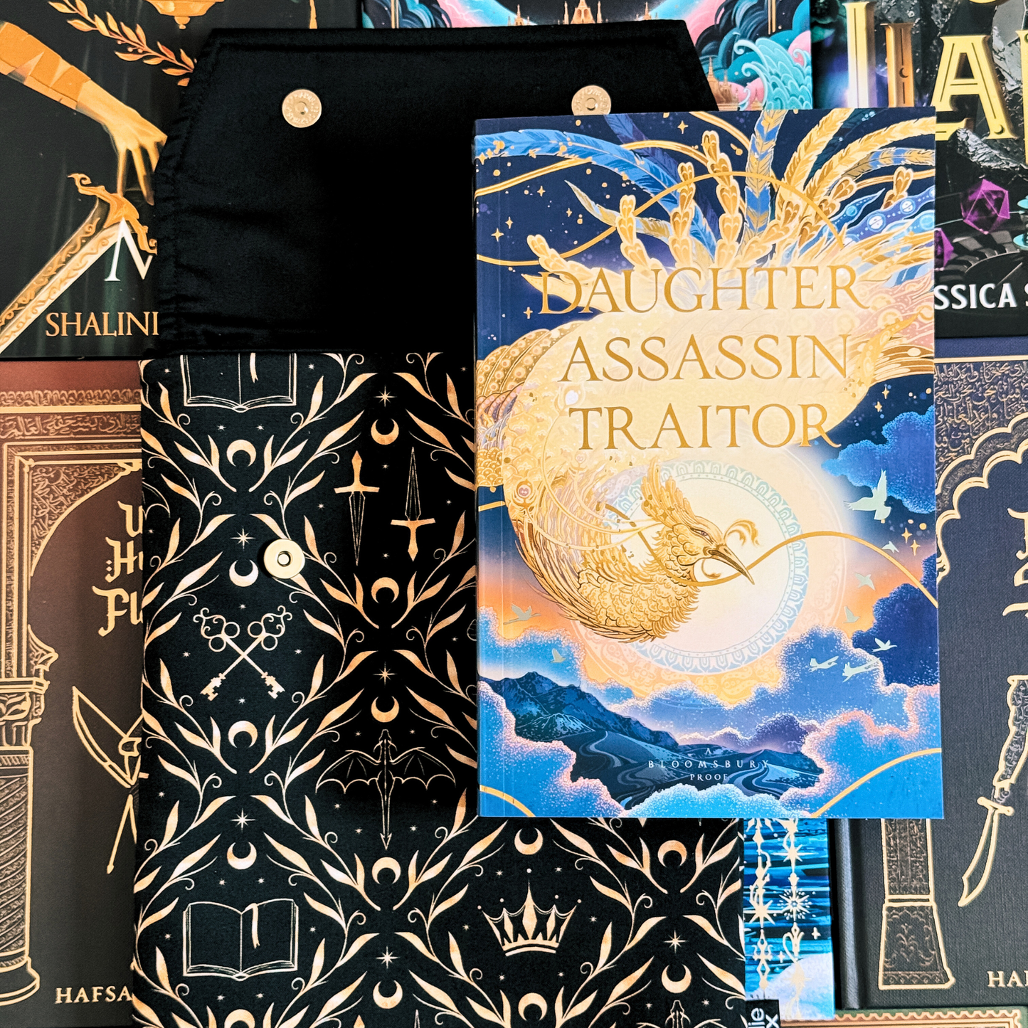 Stories and Stars padded e-reader sleeve