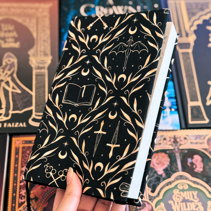 Stories and Stars fabric dust jacket