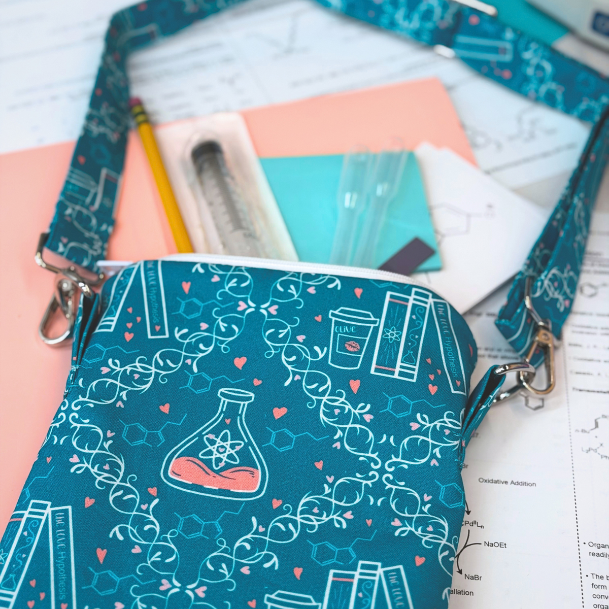 The Love Hypothesis crossbody sleeve