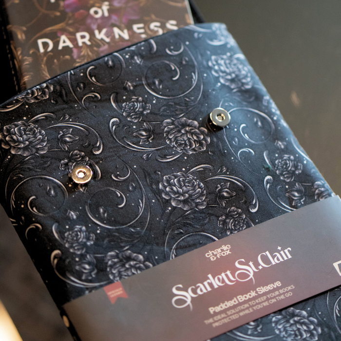 Underworld Floral padded book sleeve (Scarlett St. Clair)