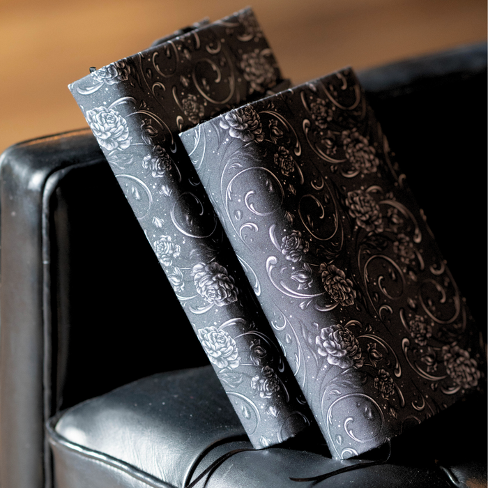 Underworld Floral fabric dust jacket (Scarlett St. Clair)