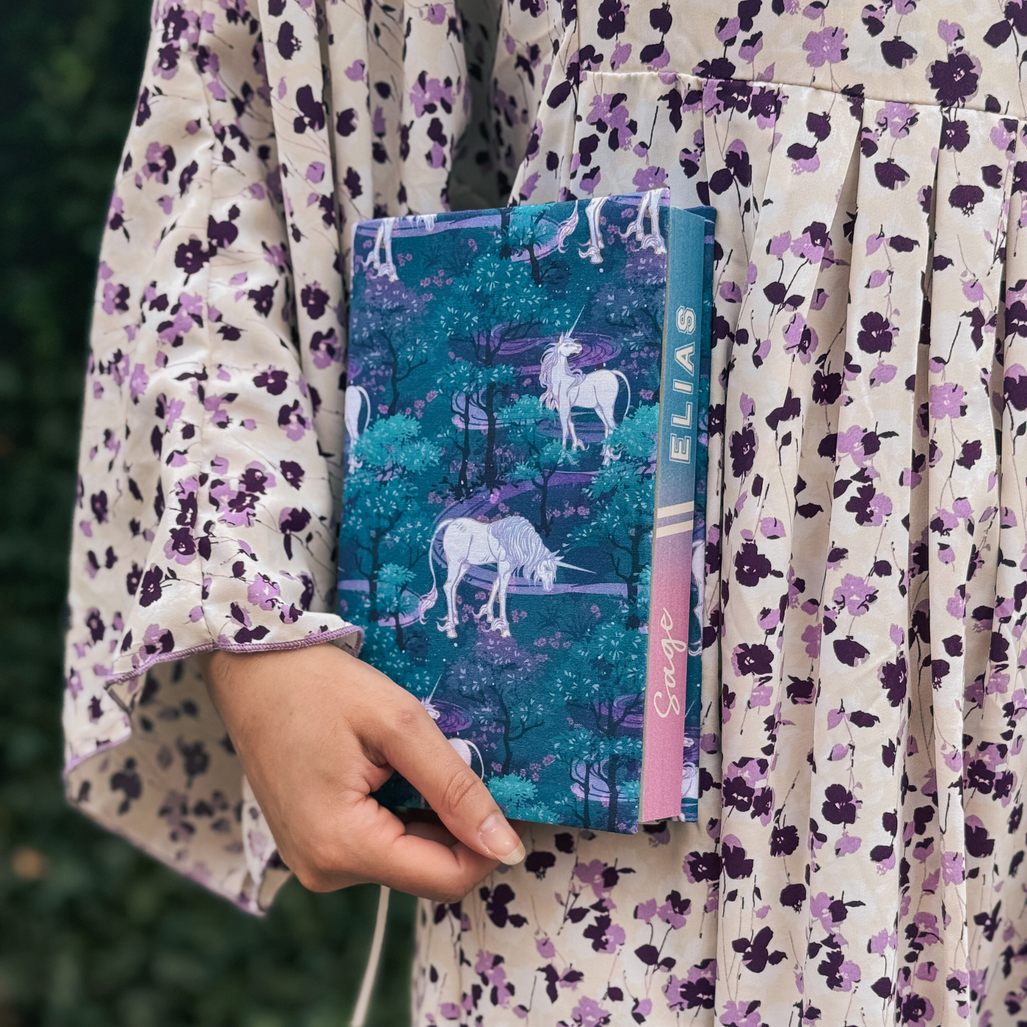Unicorn Forest fabric dust jacket