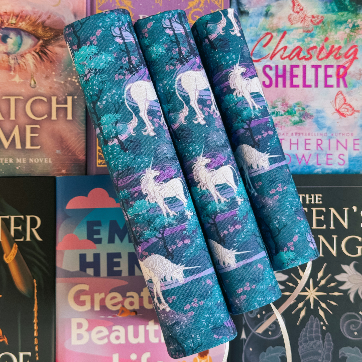 Unicorn Forest fabric dust jacket