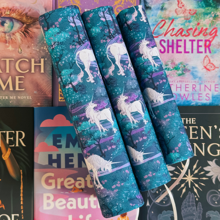 Unicorn Forest fabric dust jacket