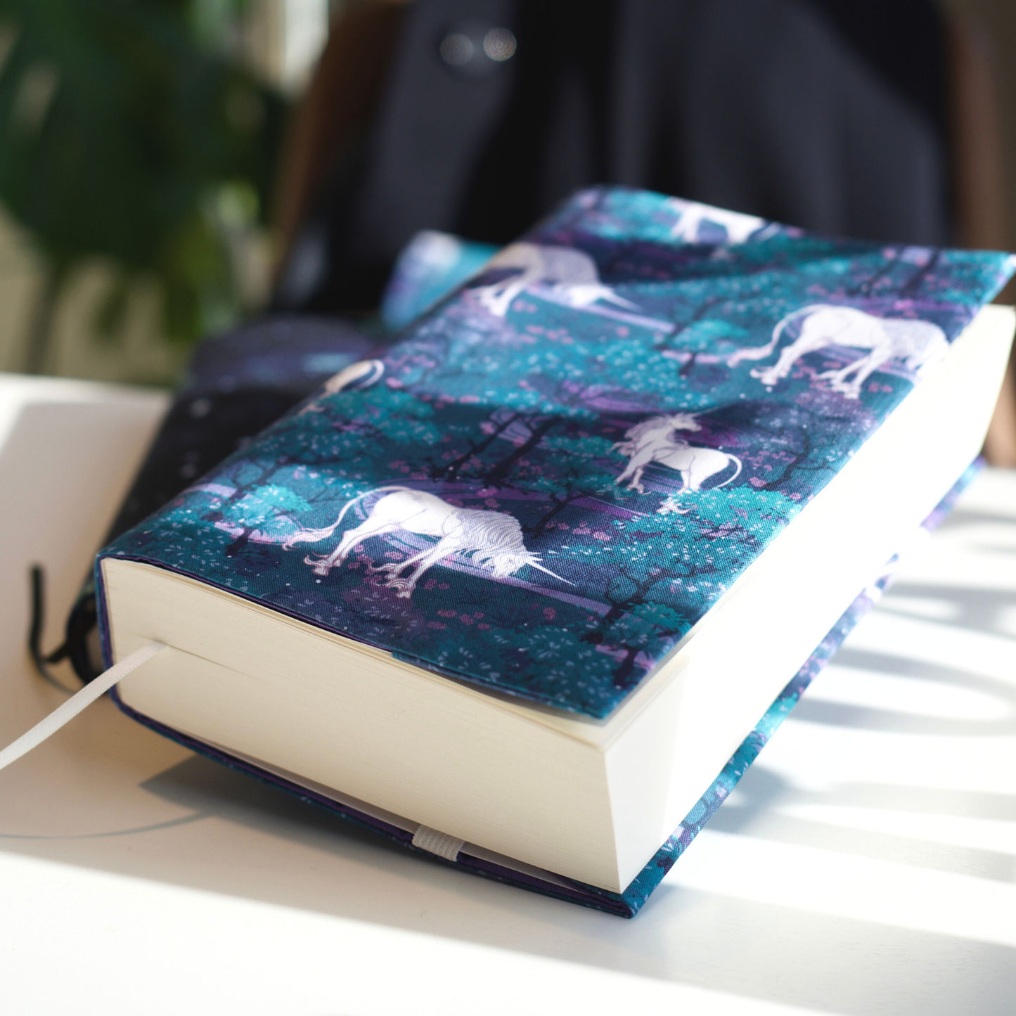Unicorn Forest fabric dust jacket