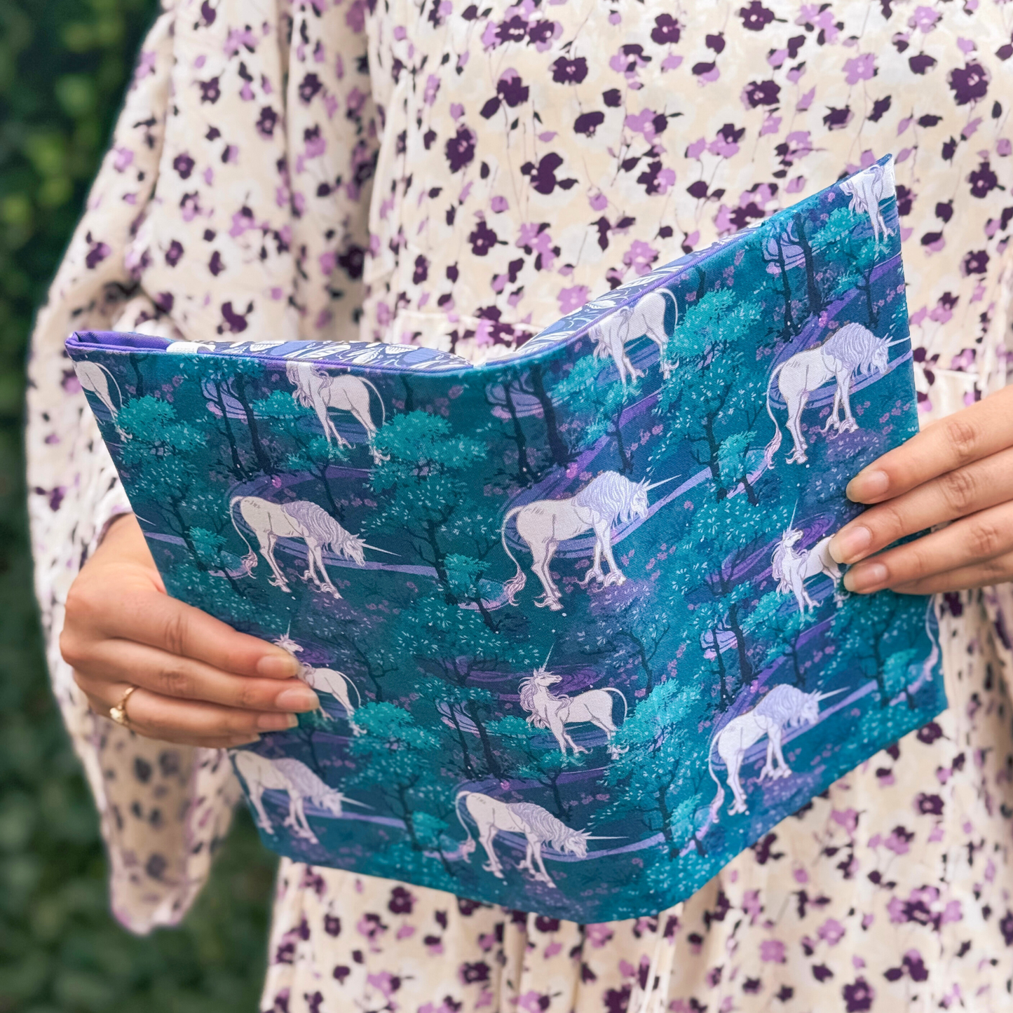 Unicorn Forest fabric dust jacket