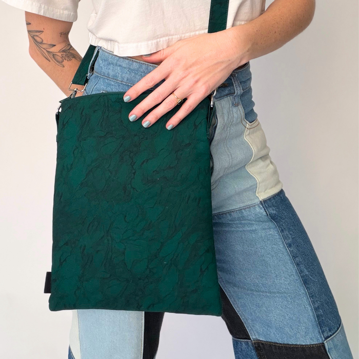 Emerald Green crossbody sleeve